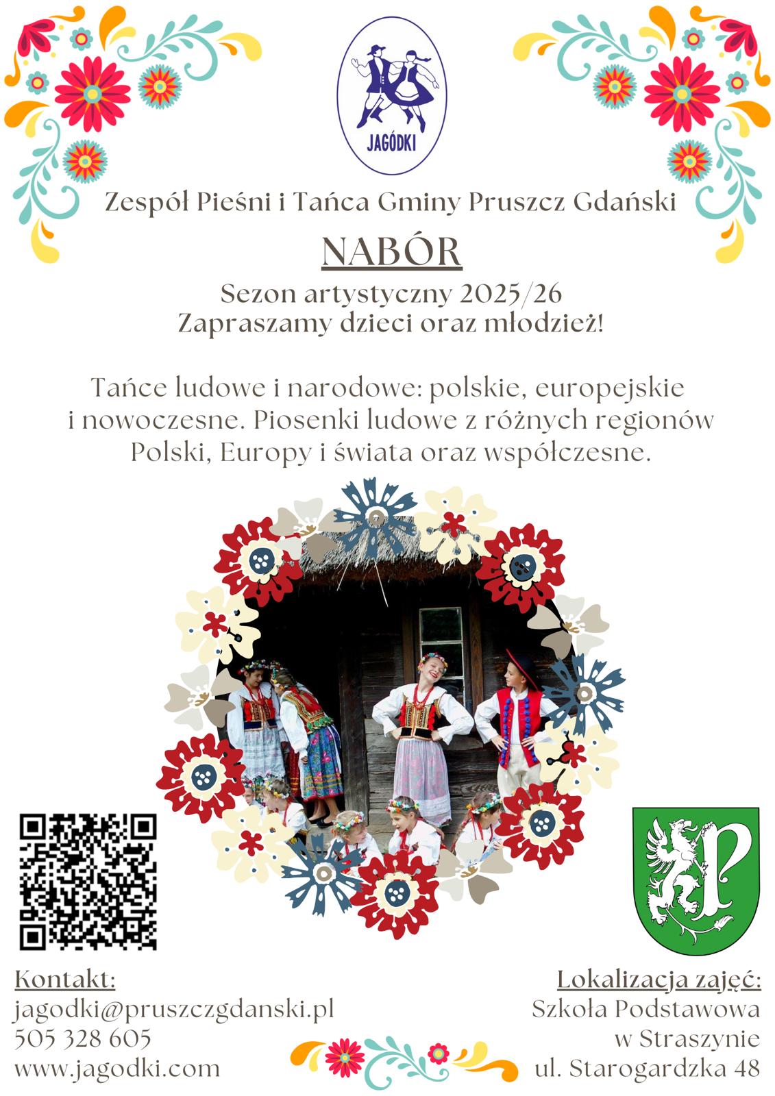 nabór 2025 do zespołu Jagódki